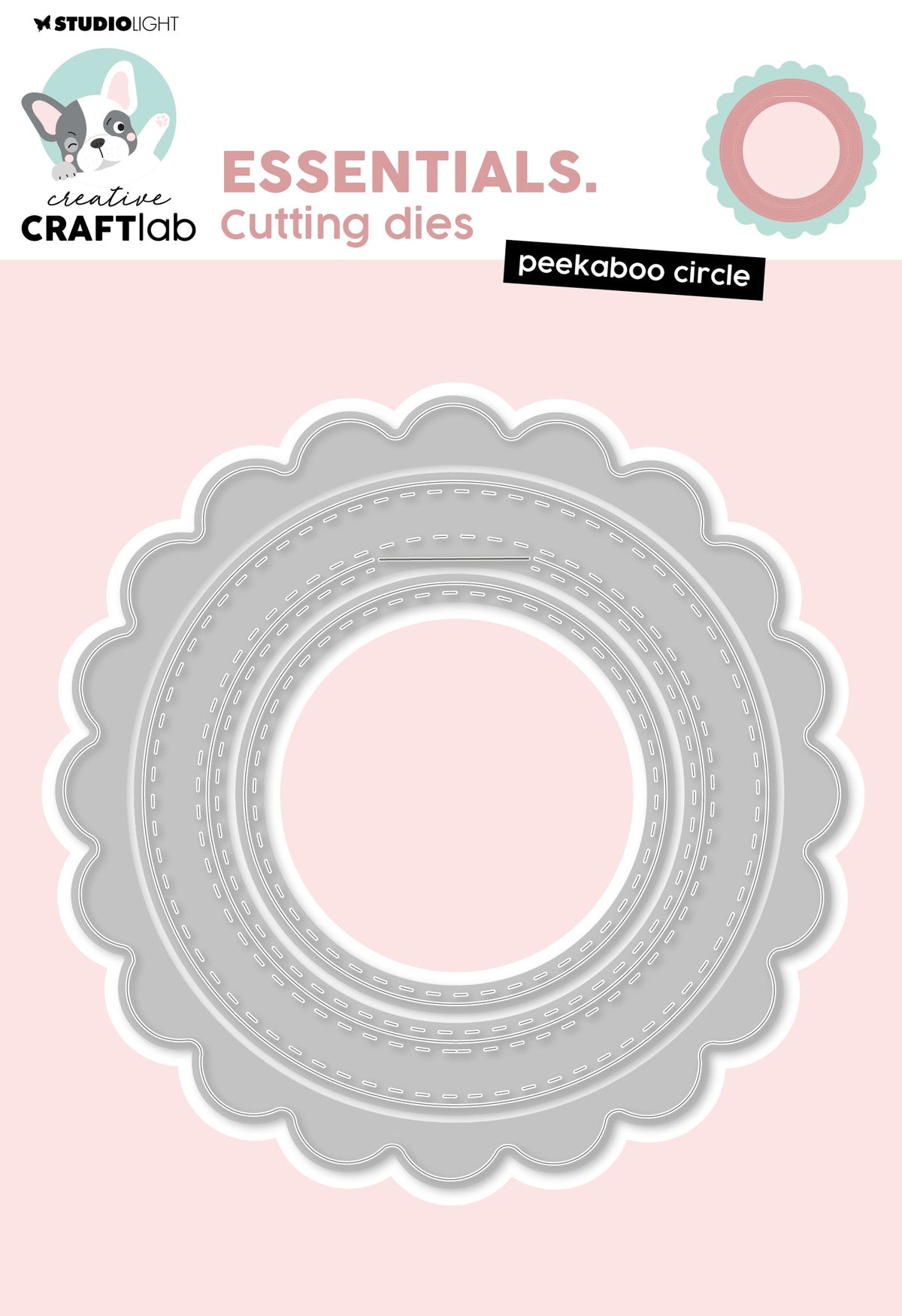 CCL Cutting Die Peekaboo Circle Essentials 3 Pieces-1