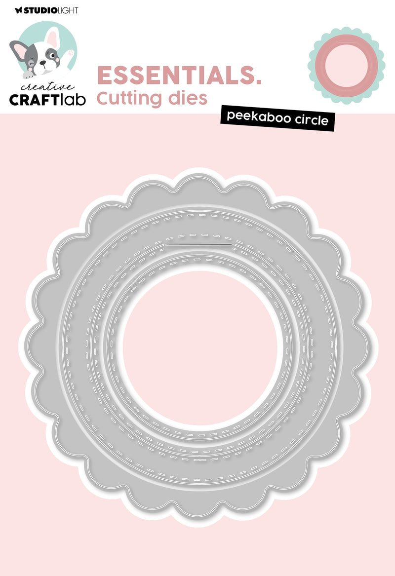 CCL Cutting Die Peekaboo Circle Essentials 3 Pieces-1