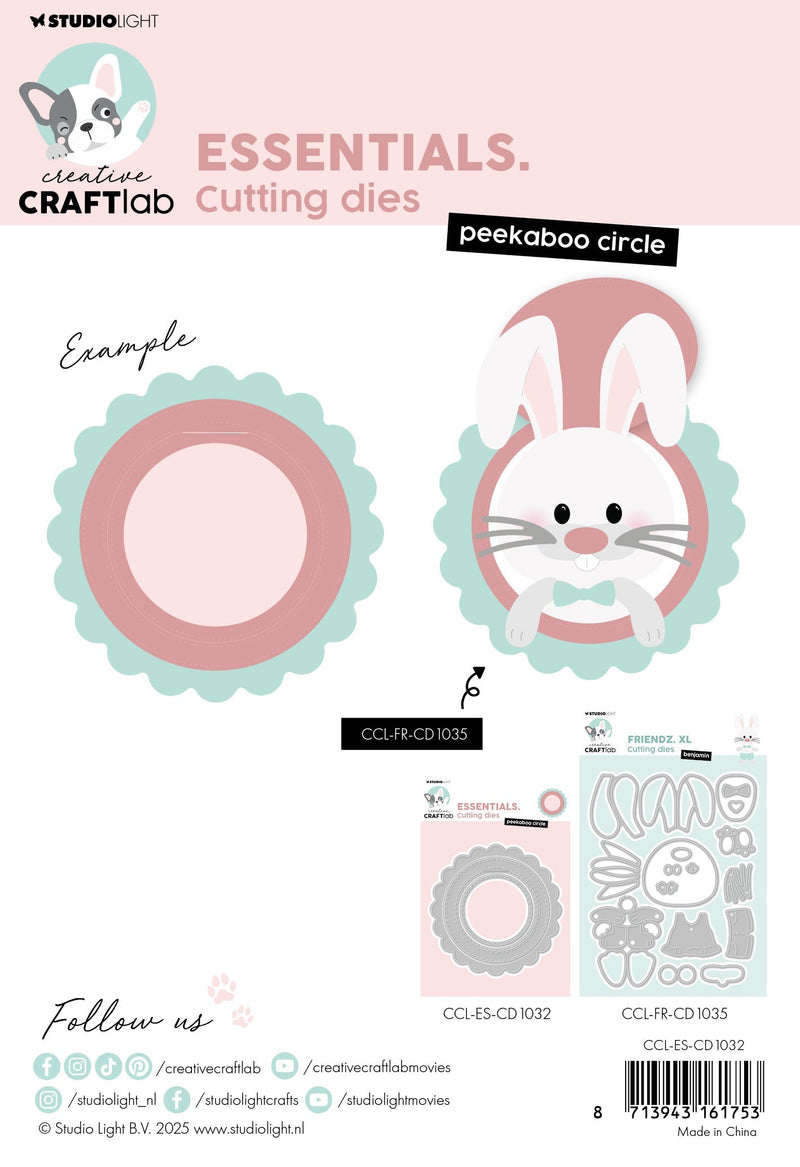 CCL Cutting Die Peekaboo Circle Essentials 3 Pieces-2
