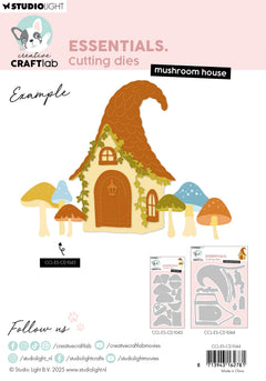 CCL Cutting Die Mushroom House Essentials 9 Pieces-2