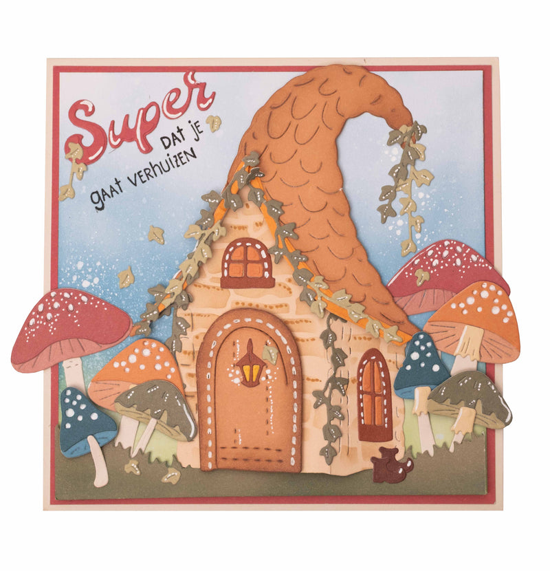CCL Cutting Die Mushroom House Essentials 9 Pieces-3