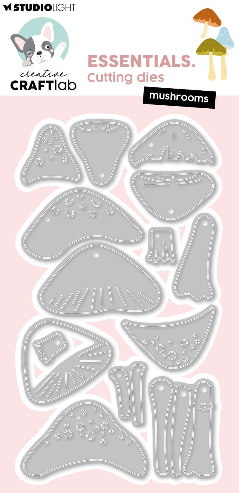 CCL Cutting Die Mushrooms Essentials 14 Pieces-1