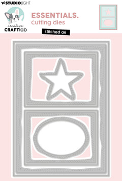 CCL Cutting Die Stitched A6 Essentials 9 Pieces-1