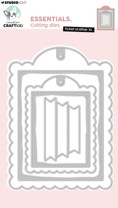 CCL Cutting Die Ticket Scallop XL Essentials-1