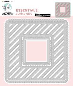 CCL Cutting Die Square Shaker Essentials 148x148x1mm 4 PC nr.175-1