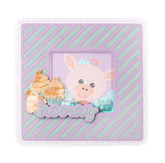 CCL Cutting Die Square Shaker Essentials 148x148x1mm 4 PC nr.175-2