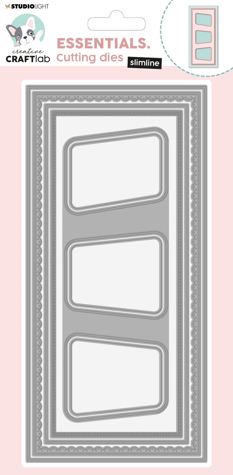 CCL Cutting Die Slimline Essentials 164x265x1mm 1 PC nr.208-1