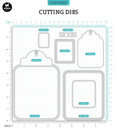 CCL Cutting Die Tag Set Essentials 152x102x1mm 1 PC nr.422-2