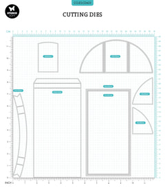 CCL Cutting Die Slimline Shadowbox Essentials 212x142x1mm 1 PC nr.423-2