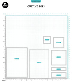CCL Cutting Die Scalloped Square Essentials 150x107x1mm 1 PC nr.425-2