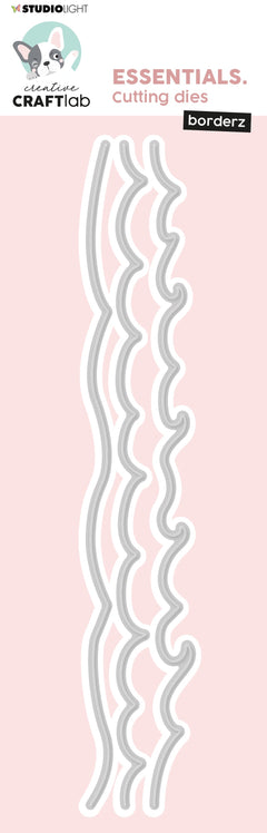CCL Cutting Dies Borderz Waves Essentials 213x35x1mm 3 PC nr.545-1
