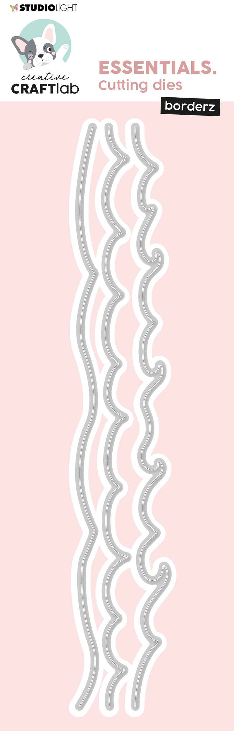 CCL Cutting Dies Borderz Waves Essentials 213x35x1mm 3 PC nr.545-1