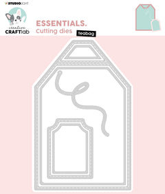 CCL Cutting Die Teabag Essentials 70x130x1mm 6 PC nr.730-1