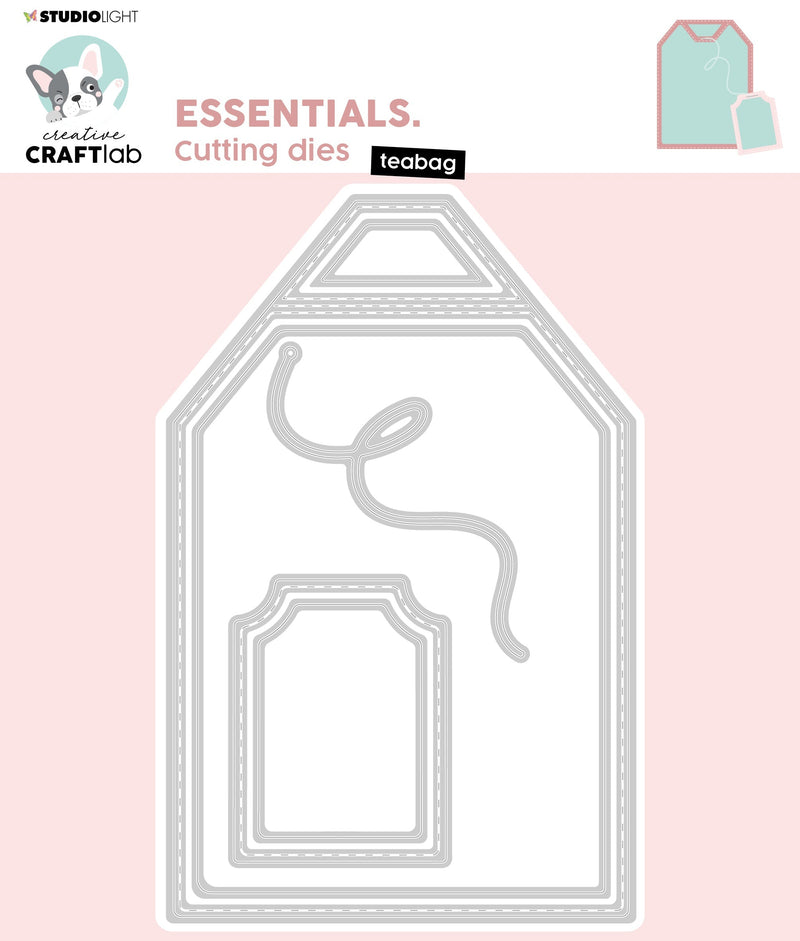 CCL Cutting Die Teabag Essentials 70x130x1mm 6 PC nr.730-1