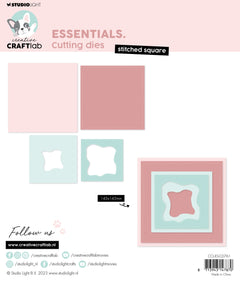 Troquel de corte CCL Stitched Square Essentials 147x147x1mm 6 piezas n.º 761-4