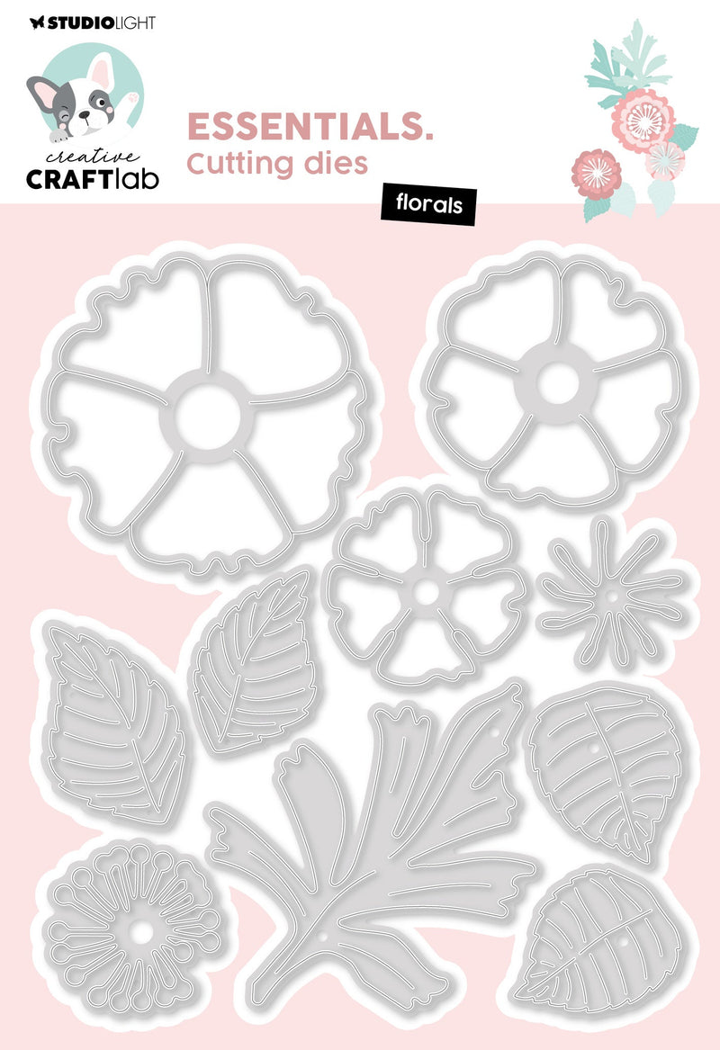 CCL Cutting Die Florals Essentials 10 PC-1