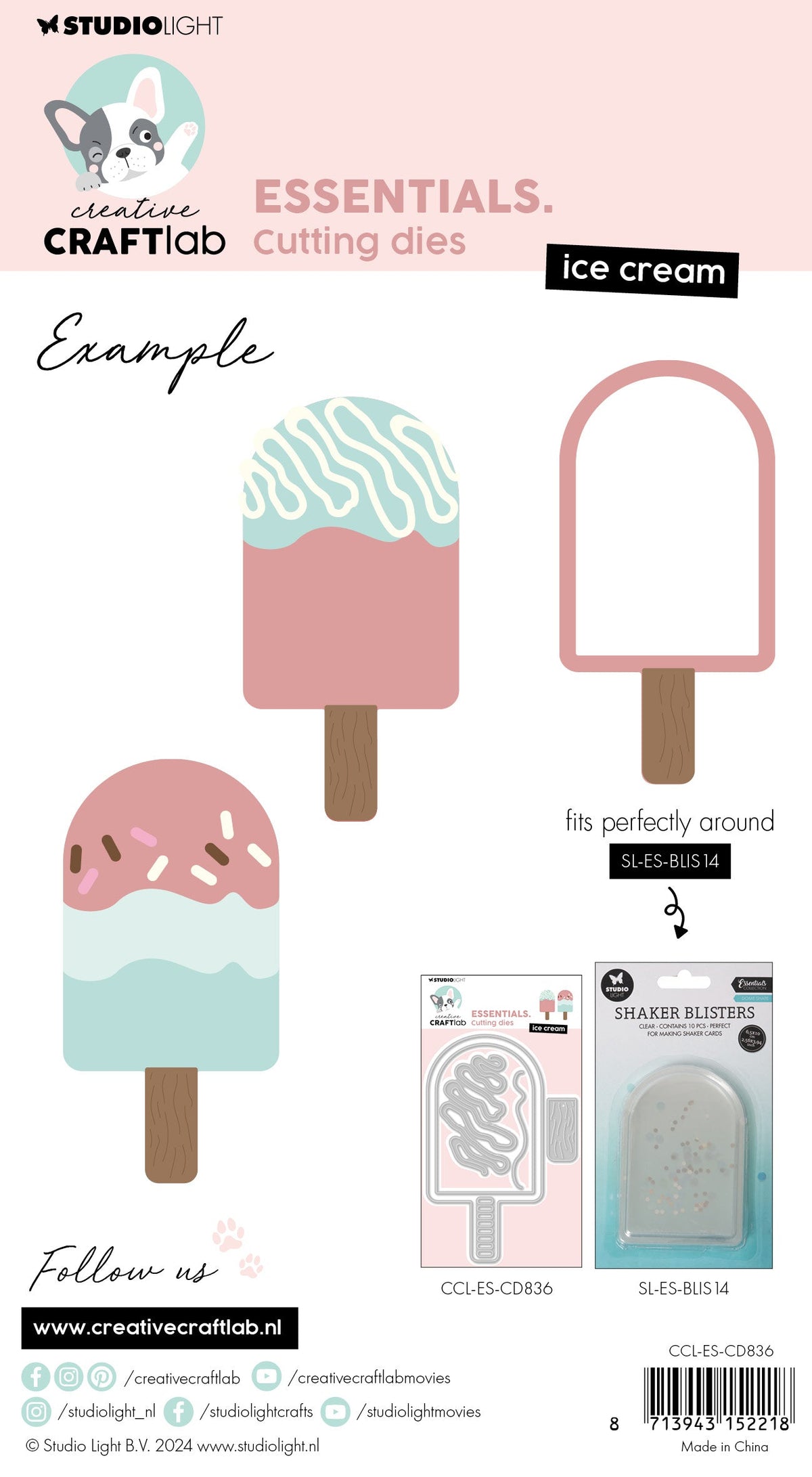 CCL Cutting Die Ice Cream Essentials 6 PC-2