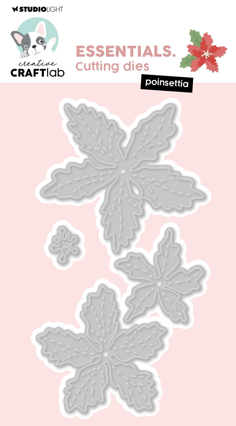 CCL Cutting Die Poinsettia Essentials 4 PC-1