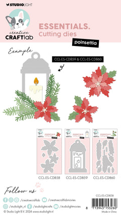 CCL Cutting Die Poinsettia Essentials 4 PC-2