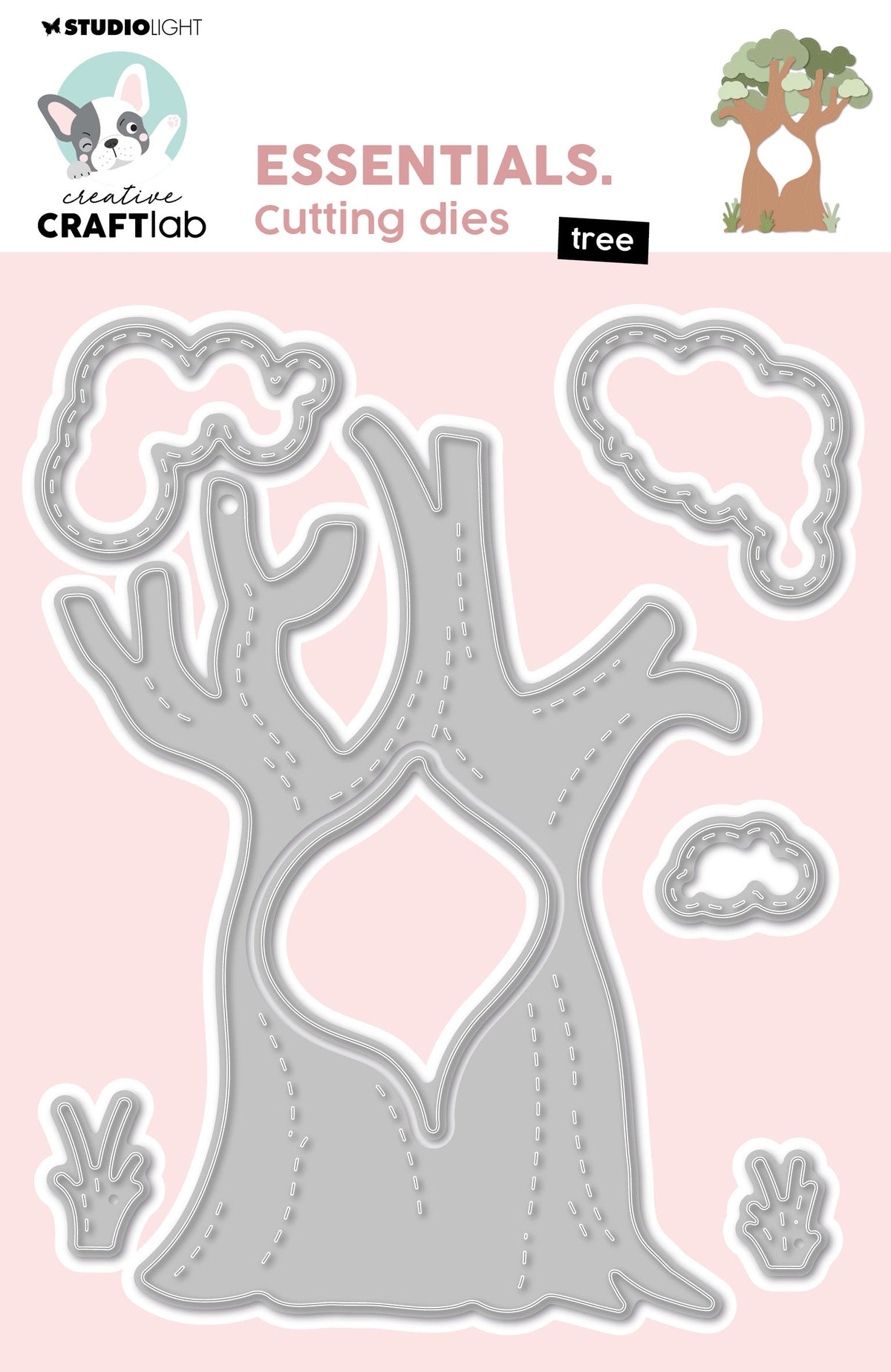 CCL Cutting Die Tree Essentials 7 PC-1