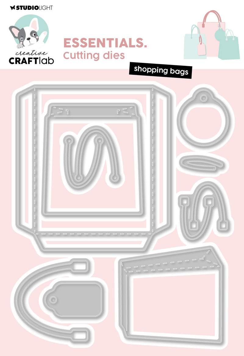 CCL Cutting Die Shopping Bags Essentials 9 PC-1