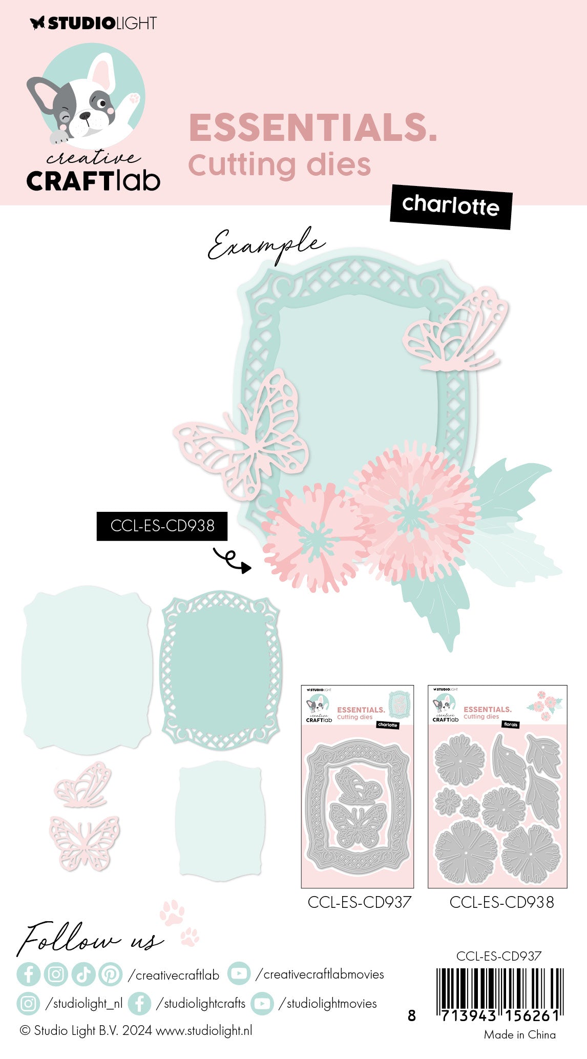 CCL Cutting Die Charlotte Essentials 5 PC-2