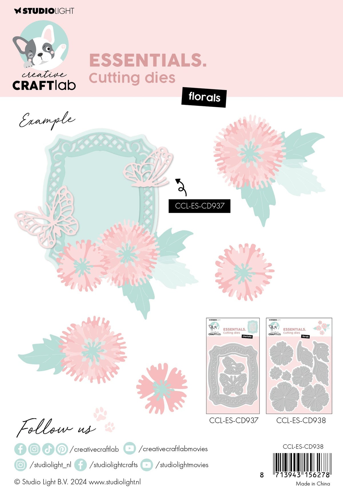 CCL Cutting Die Florals Essentials 9 PC-2