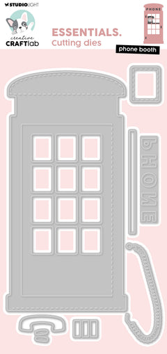 CCL Cutting Die Phone Booth Essentials 8 PC-1