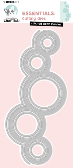 CCL Cutting Die Stitched Circle Border Essentials 7 Pieces-1