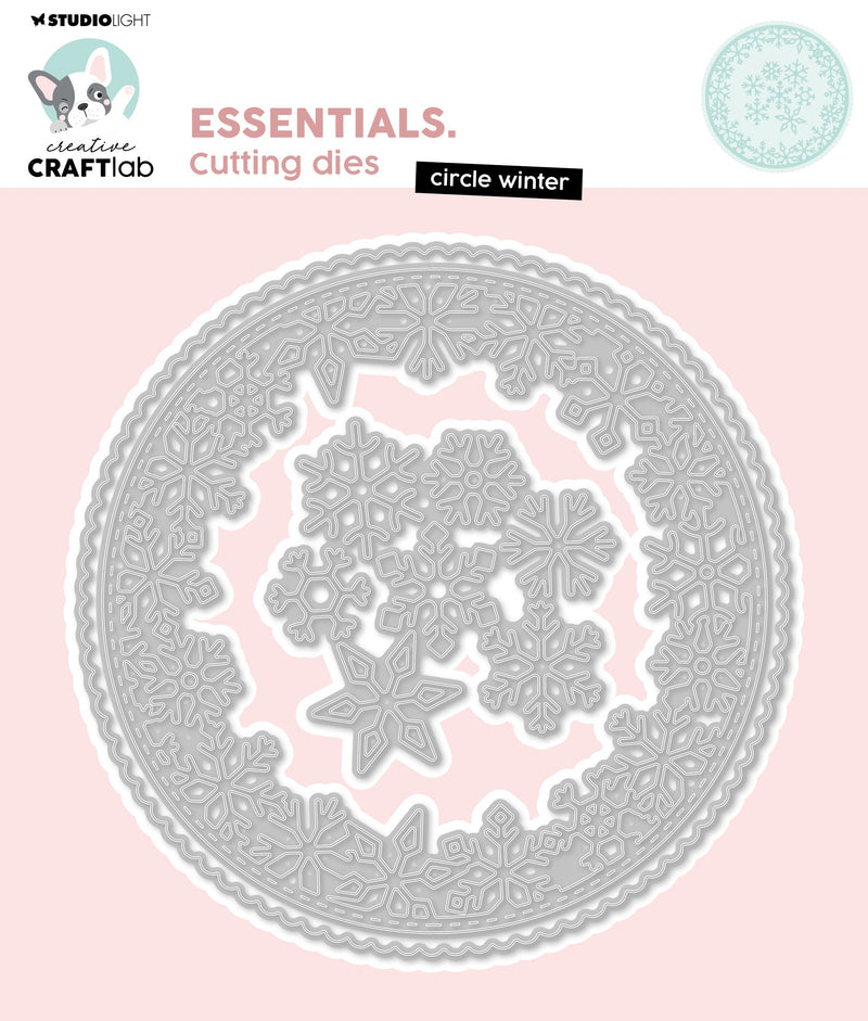 CCL Cutting Die Circle Winter Essentials 141x135x1mm 3 Pieces-1