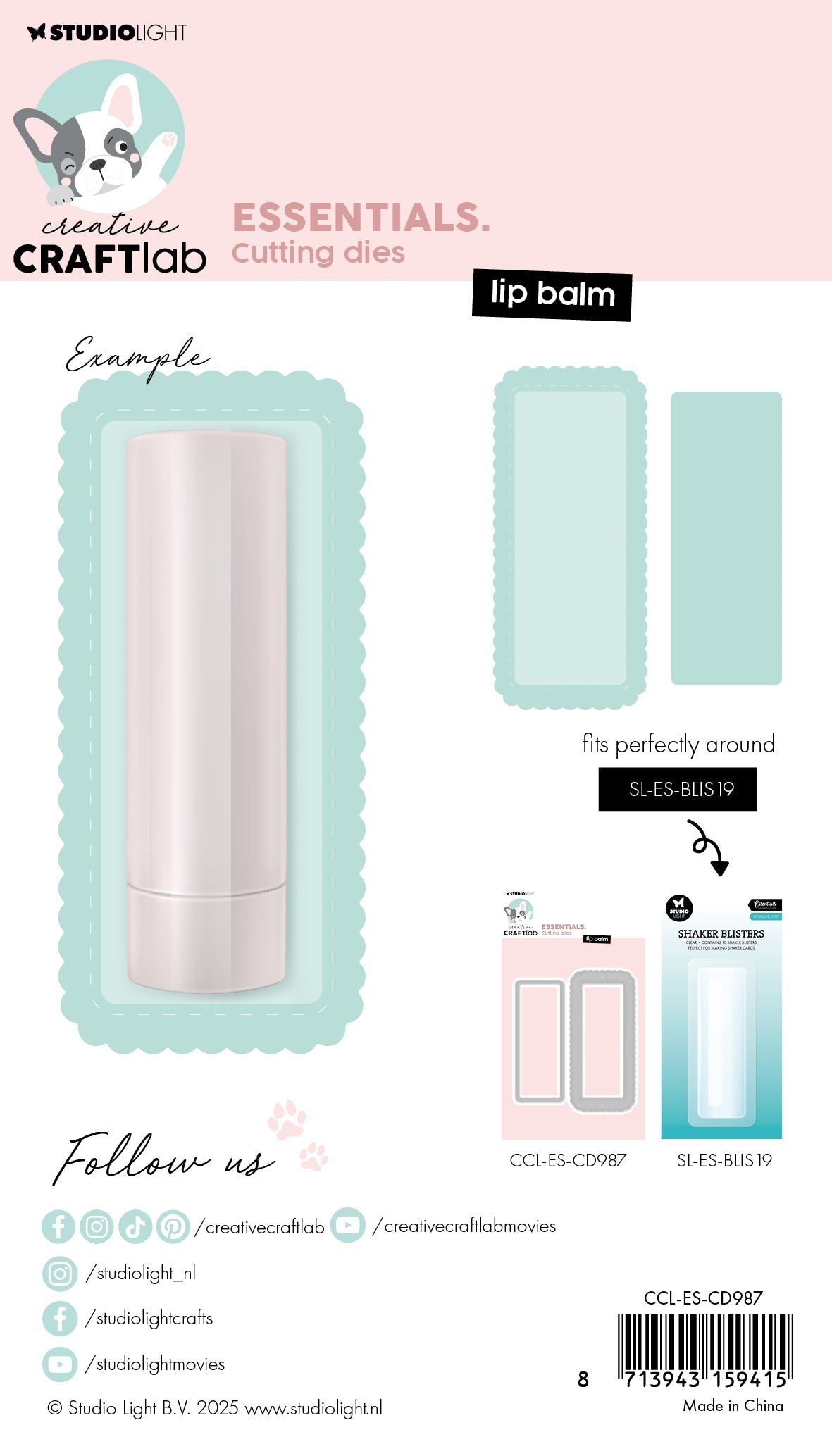 CCL Cutting Die Lip Balm Essentials 2 Pieces-2