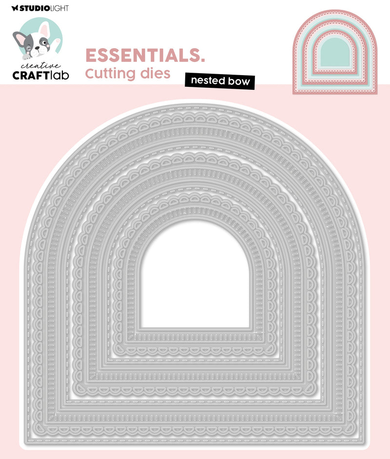 CCL Cutting Die Nested Bow Essentials 12 PC-1