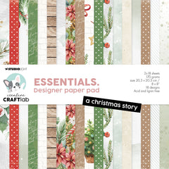 Bloc de papel de diseño CCL A Christmas Story Essentials 36 hojas-1