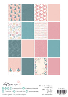 Bloc de papier de création CCL "Let It Snow Essentials", 24 feuilles-2
