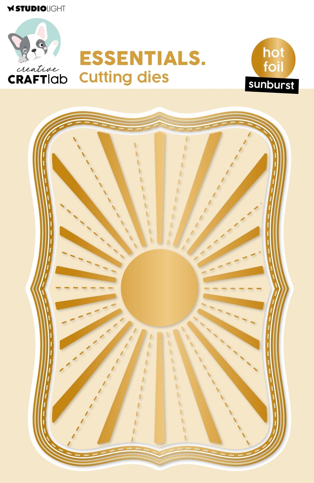CCL Hot Foil Cutting Die Sunburst Essentials 3 PC-1