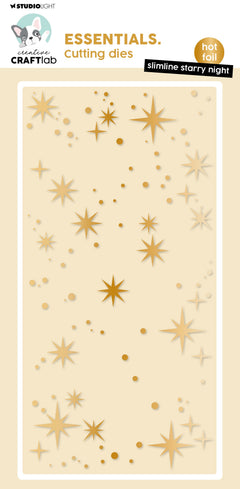 CCL Hot Foil Cutting Die Slimline Starry Night Essentials 1 PC-1