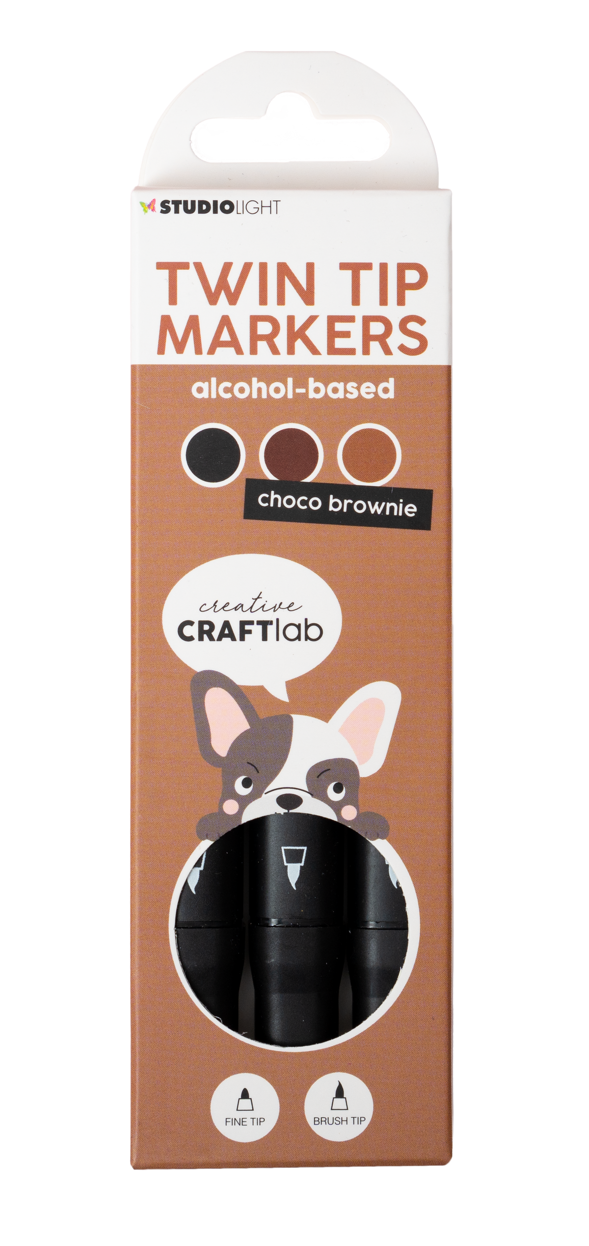Marqueur à alcool CCL Choco Brownie Essentials 48x152x13mm 3 PC n°07-1