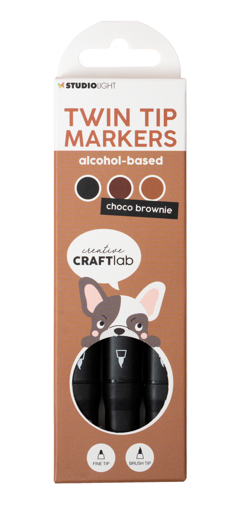Marqueur à alcool CCL Choco Brownie Essentials 48x152x13mm 3 PC n°07-1