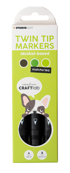 CCL Alcohol Marker Matcha Tea Essentials 48x152x13mm 3 PC nr.10-1