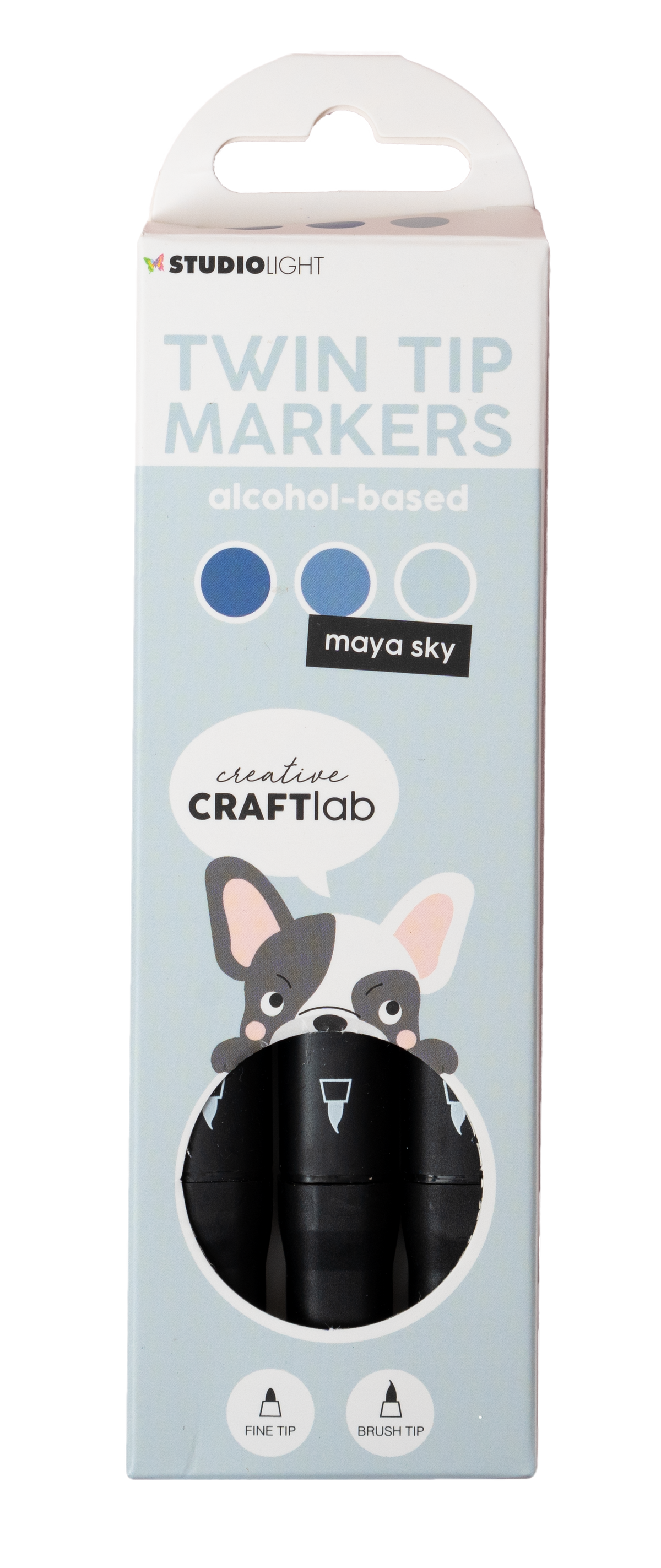 Marqueur à alcool CCL Maya Sky Essentials 48x152x13mm 3 pièces n°11-1