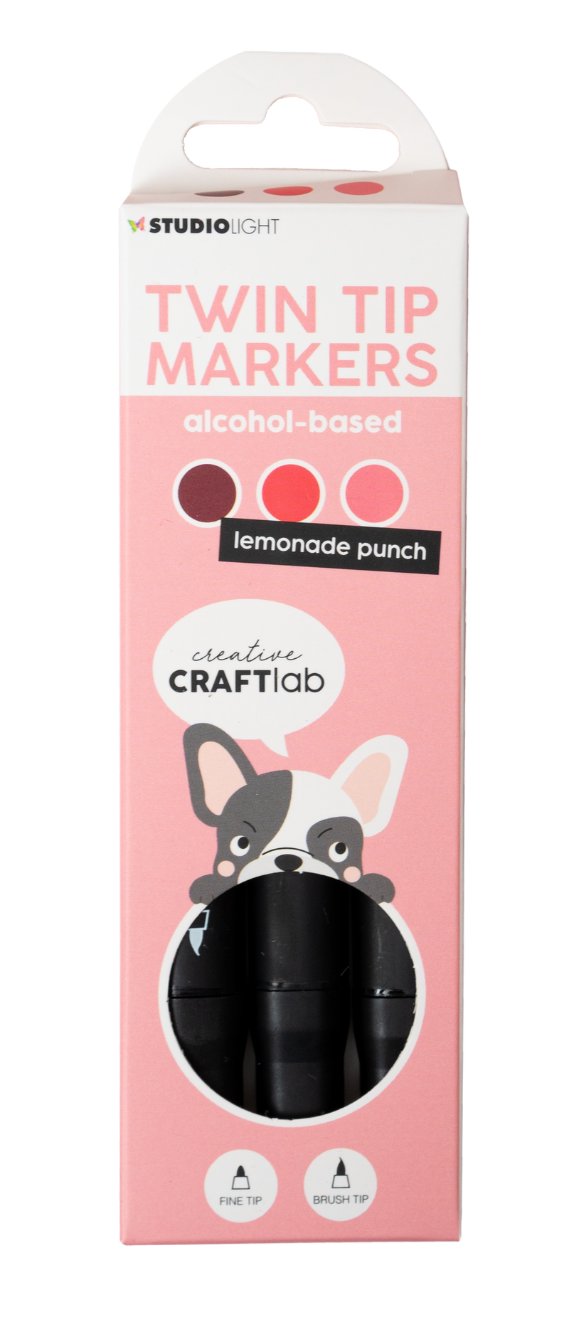 Juego de 3 marcadores de alcohol CCL Lemonade Punch, 48x152x13 mm, n.º 12-1