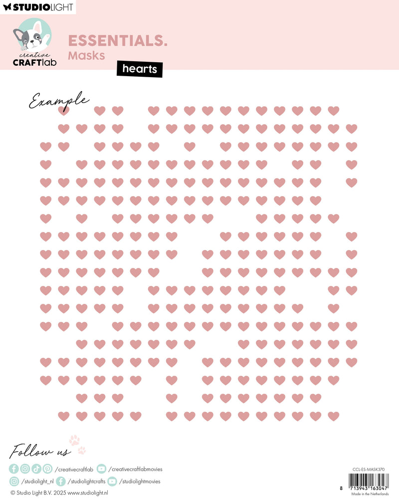 CCL Masks Hearts Essentials 1 Piece-2