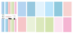 Bloc de papel pastel CCL 250gsm Essentials 300x150x9mm 24 hojas n.º 127-2