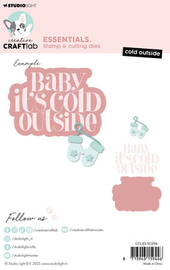 CCL Stamp & Cutting Dies Cold Outside Essentials 136x95x3mm 6 Pieces-2