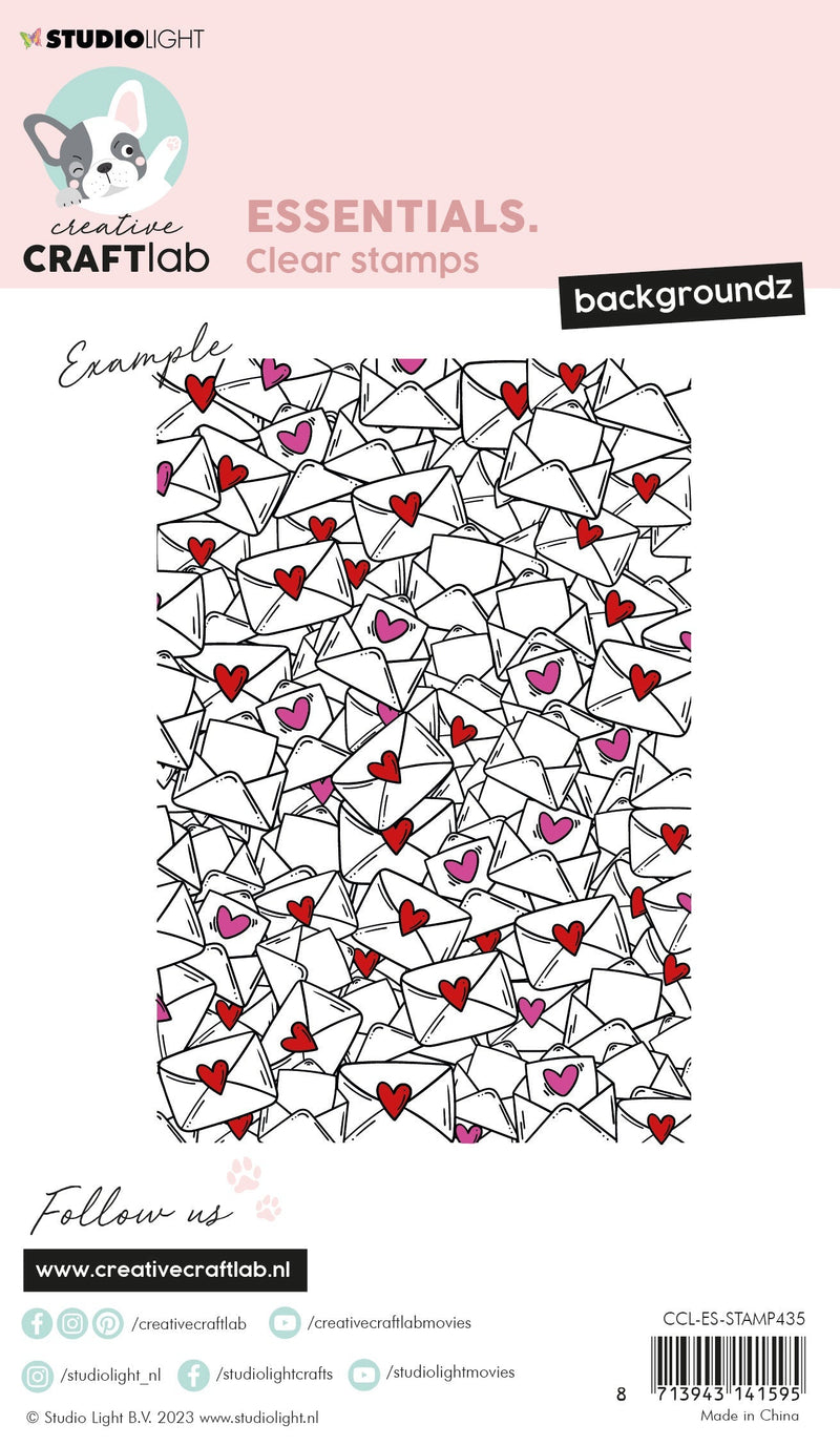 CCL Clear Stamp Backgroundz Essentials 148x105x3mm 1 PC nr.435-3