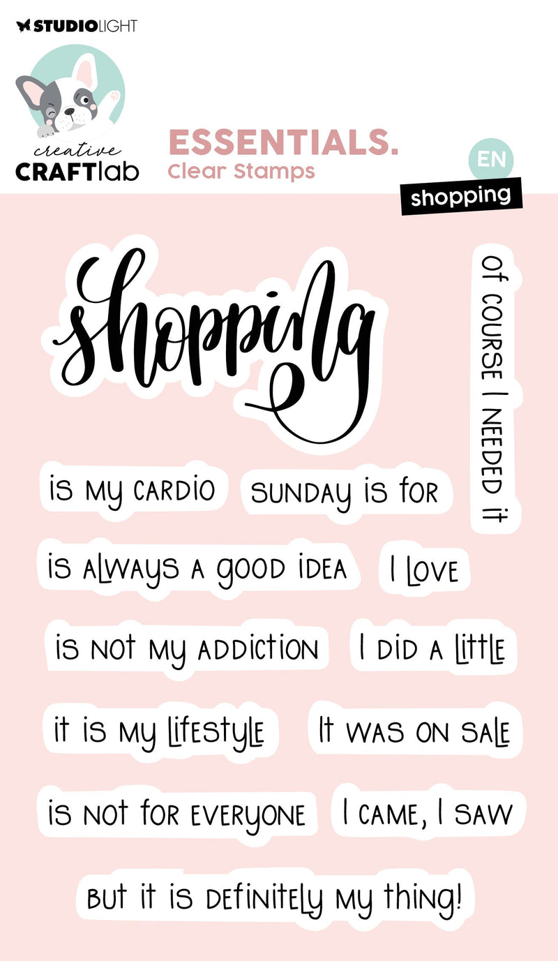 CCL Clear Stamp Shopping Essentials 13 PC-1
