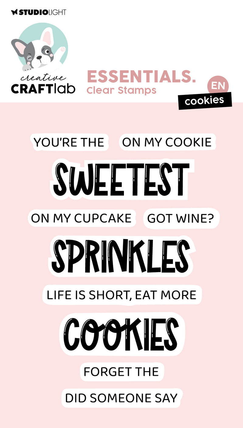 CCL Clear Stamp Cookies Essentials 10 PC-1