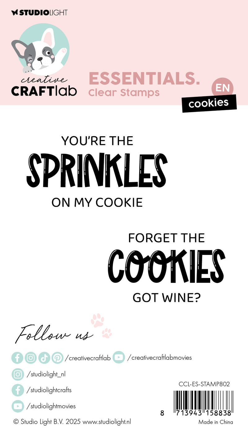 CCL Clear Stamp Cookies Essentials 10 PC-2