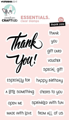 CCL Clear Stamps Thank You Essentials-1