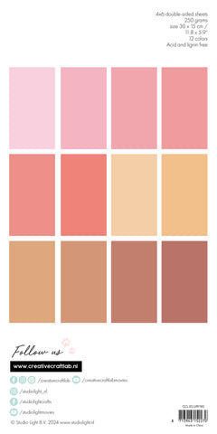 CCL Unicolor Paper Pad Sweet As A Peach Essentials 24 SH-3